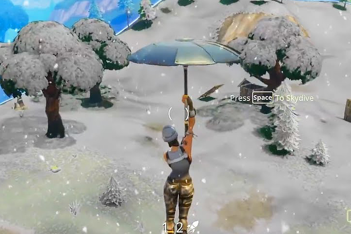 Fortnite : La neige commence à tomber sur l'île d'apparition des joueurs